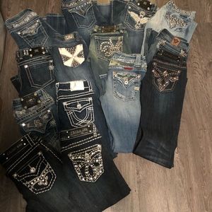 Lot of Miss Me and similar brands